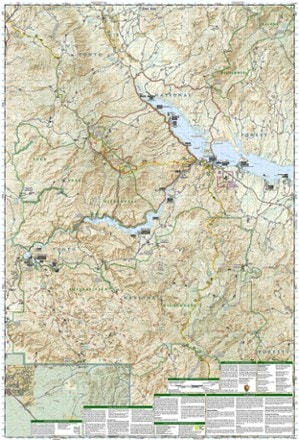 National Geographic Superstition & Four Peaks Wilderness Areas Topographic Map 2