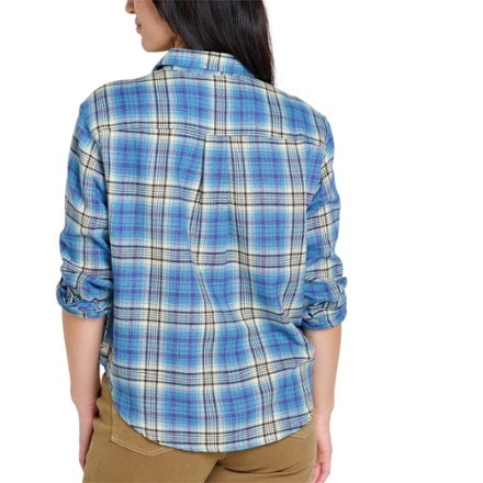 Toad&Co Re-Form Flannel Boxy Long-Sleeve Shirt - Women's 3