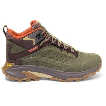 Merrell Moab Speed 2 Leather Mid Waterproof Hiking Boots - Men's 0