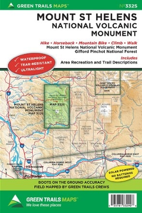 Green Trails Map 332S - Mount St. Helens National Volcanic Monument 0