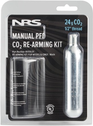 NRS Manual PFD CO2 Rearming Kit - 24 g 1