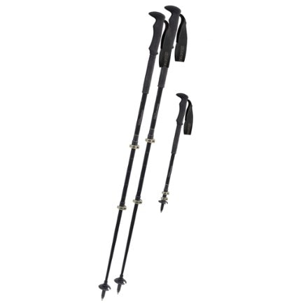 Komperdell Carbon C3 Cloud Compact Trekking Poles - Pair 0