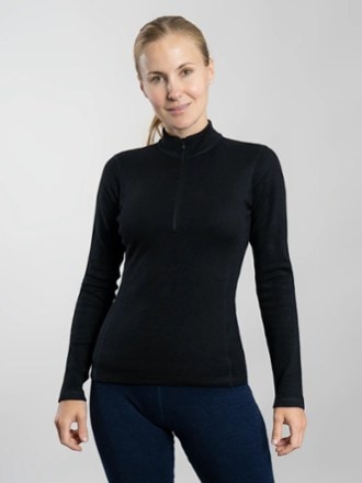 Arms of Andes 300 Lightweight Alpaca Wool Half-Zip Base Layer Top - Women's 0