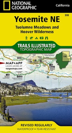 National Geographic Yosemite National Park NE - Tuolumne Meadows and Hoover Wilderness 0