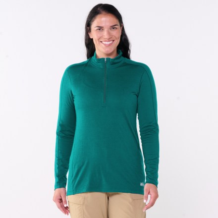 REI Co-op Merino 185 Long-Sleeve Half-Zip Base Layer Top - Women's 2