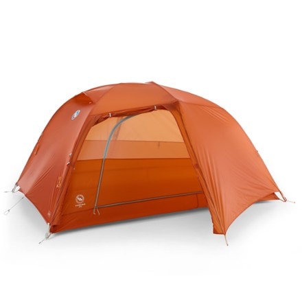 Big Agnes Copper Spur UL2 Tent 3/4 front view with rainfly