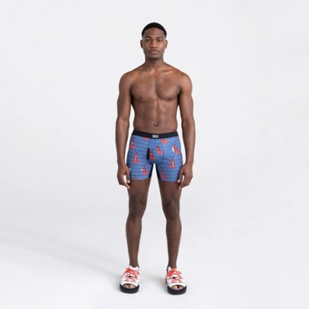 Saxx DropTemp Cooling Mesh Boxer Briefs - Men's 3