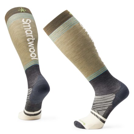 Smartwool Ski Zero Cushion Logo Over The Calf Socks - Men's 0