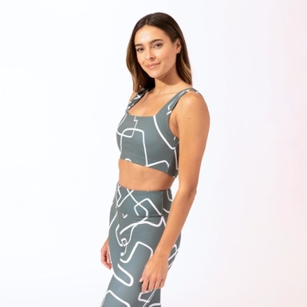 Threads 4 Thought Amorette Line Print Sports Bra 2