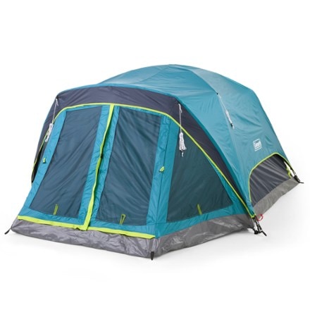 Coleman Skydome 4-Person Screen Room Tent with Dark Room Technology Rain cover