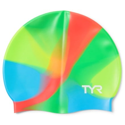 TYR Tie-Dye Youth Silicone Swim Cap - Kids' 1