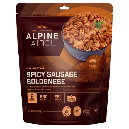 AlpineAire Foods Spicy Sausage Bolognese - 2 Servings 0