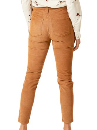 womens brown skinny cords