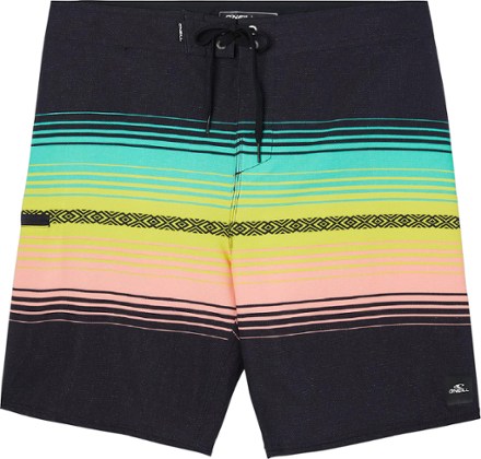 O'Neill Hyperfreak Heat Stripe Line 19" Board Shorts - Men's 0