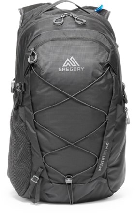 Gregory Inertia 24 H2O Hydration Pack - Closeout - Men's Back view (Obsidian Black)