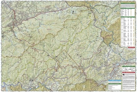 National Geographic Great Smoky Mountains National Park Trail Map 2