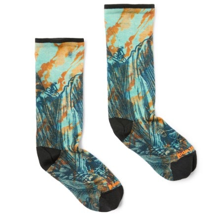 Smartwool Bike Zero Cushion Rugged Ride Print Crew Socks - Men's 1