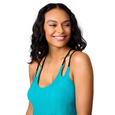 Free Country Double-Strap Cutout Swimsuit Top - Women's 2