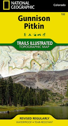 National Geographic Gunnison / Pitkin Topographic Map 0