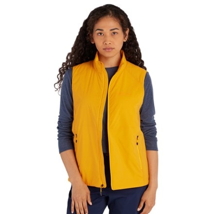 Mustard yellow vest womens hotsell