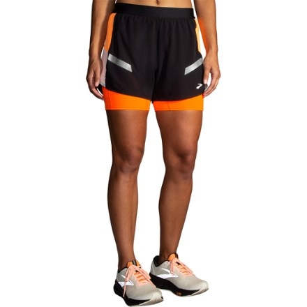 Brooks Run Visible 4" 2-in-1 Shorts 2.0 - Women's 1