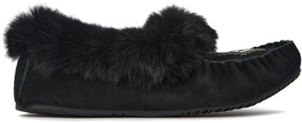 Manitobah Faux Fur Street Suede Moccasins - Women's 0