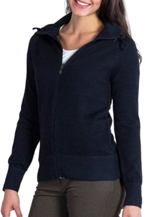 zipper cardigan womens