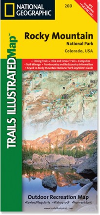 Trails Illustrated Rocky Mountain National Park Trail Map - REI.com