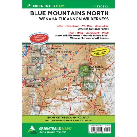 Green Trails Map 382SXL - Blue Mountains North 0