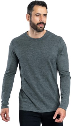 Arms of Andes Men's 160 Ultralight Alpaca Wool Long-Sleeve Base Layer Shirt