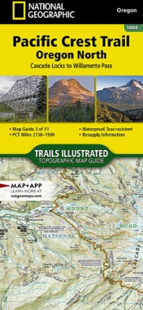 National Geographic Pacific Crest Trail Topographic Map Guide: Oregon North 0