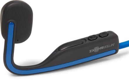 Shokz OpenMove Headphones Back view (Elevation Blue)