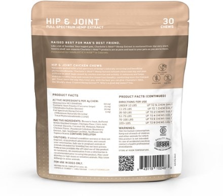 Charlotte's Web Hip and Joint Chews for Dogs - 30 Chews 1