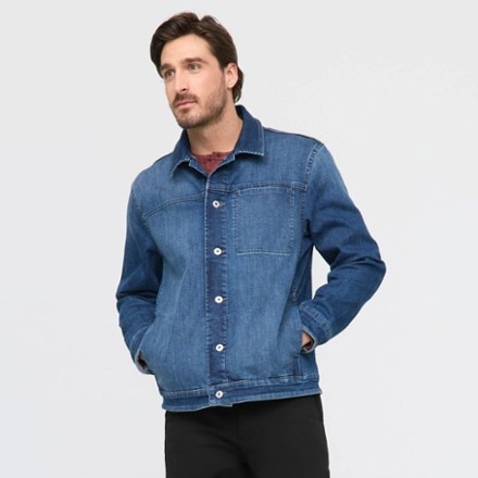 DUER Tech Fleece Denim Jacket - Men's 0