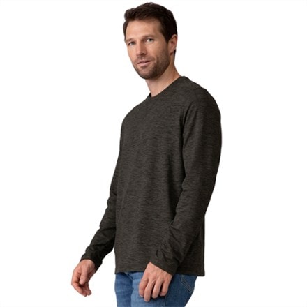 Free Country Sueded Space-Dye Long-Sleeve Crew Shirt - Men's 1