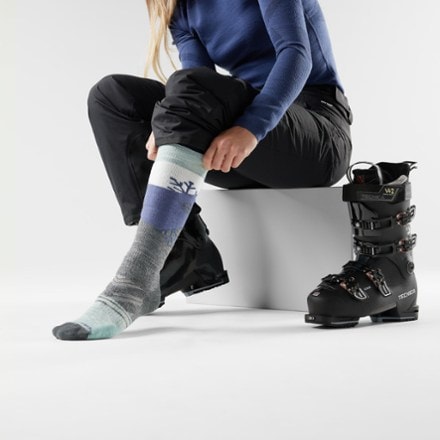 Smartwool Ski Full Cushion Snowpocalypse Over The Calf Socks - Women's 2