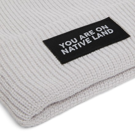 Urban Native Era You Are On Native Land Winter Ribbed Beanie 1