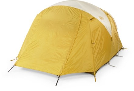 REI Co-op Base Camp 6 Tent Back view with rainfly on