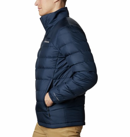 mens down jacket with hood