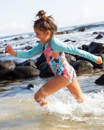 Nani Mini Long-Sleeve One-Piece Swimsuit - Kids' 7