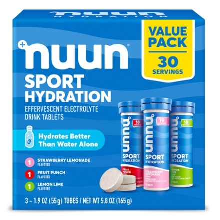 NUUN Sport Hydration Electrolyte Tablets Mixed Pack - 30 Servings 0