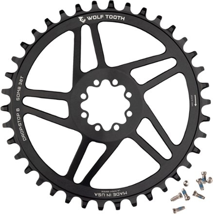 Wolf Tooth Components Direct Mount Chainring - SRAM 8-Bolt Gravel/Road Cranks 0