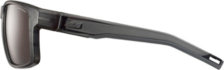 Julbo Shield Sunglasses Side view (Translucent Black/Black)