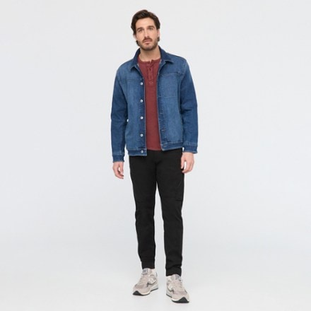 DUER Tech Fleece Denim Jacket - Men's 2