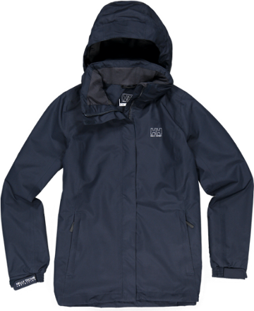 womens navy rain jacket