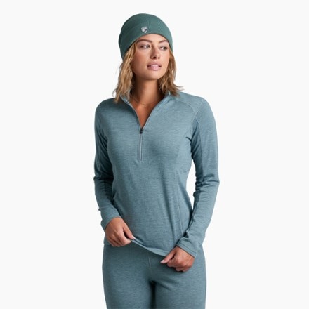KUHL Reactiv Lite Grid Quarter-Zip Base Layer Top - Women's 0