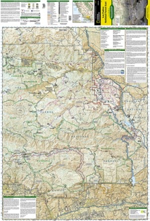 National Geographic Los Padres National Forest East Trail Map 2