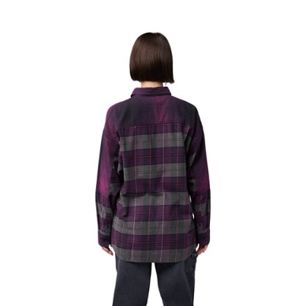 Fox Oversized Flannel Shirt - Women's 2