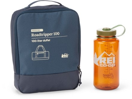 REI Co-op Roadtripper 100 Duffel Storage pouch (water bottle not included)