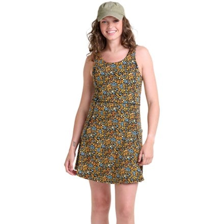On Body Image of color Black Ditsy Print
